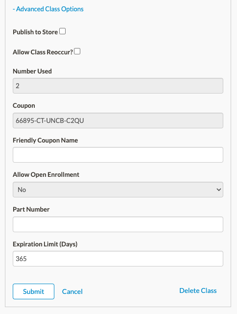 A screenshot of a coupon form

Description automatically generated