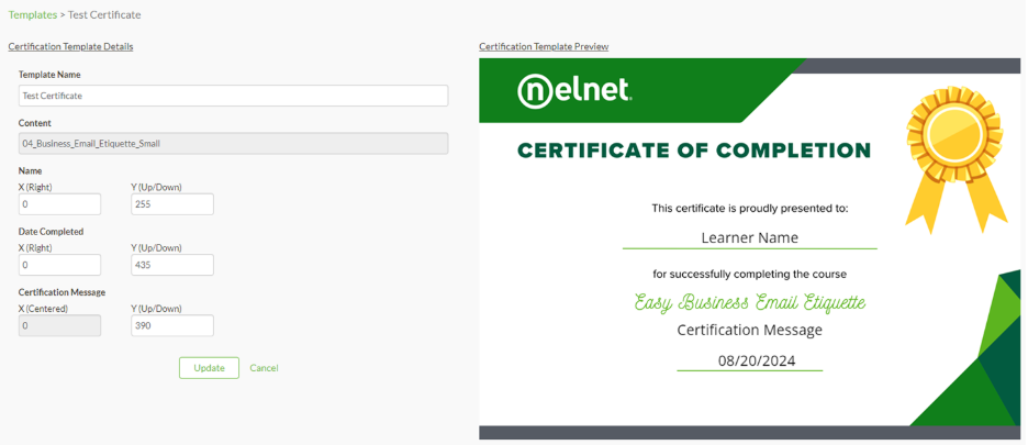 A screenshot of a certificate

Description automatically generated